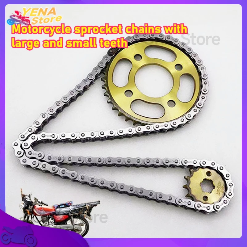 

CG125/Pearl River/XF125 Happiness/Set Chain/Motorcycle Size Tooth Sprocket Chain Motorcycle Accessories