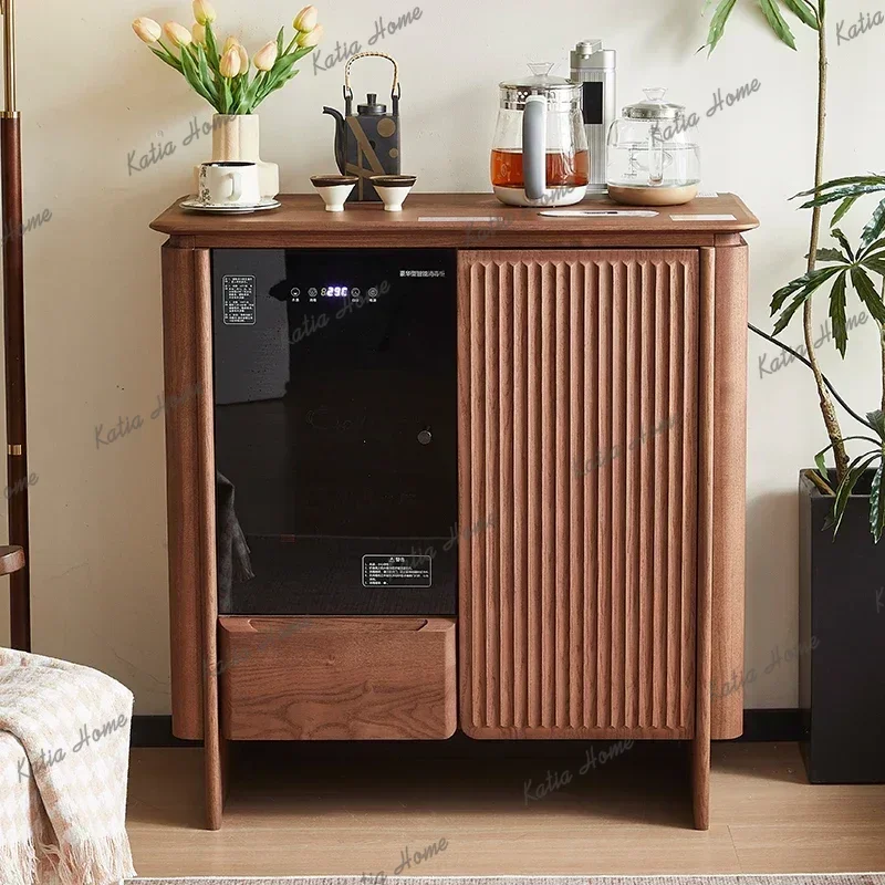 PG Living room household tea bar machine light luxury modern water dispenser side locker