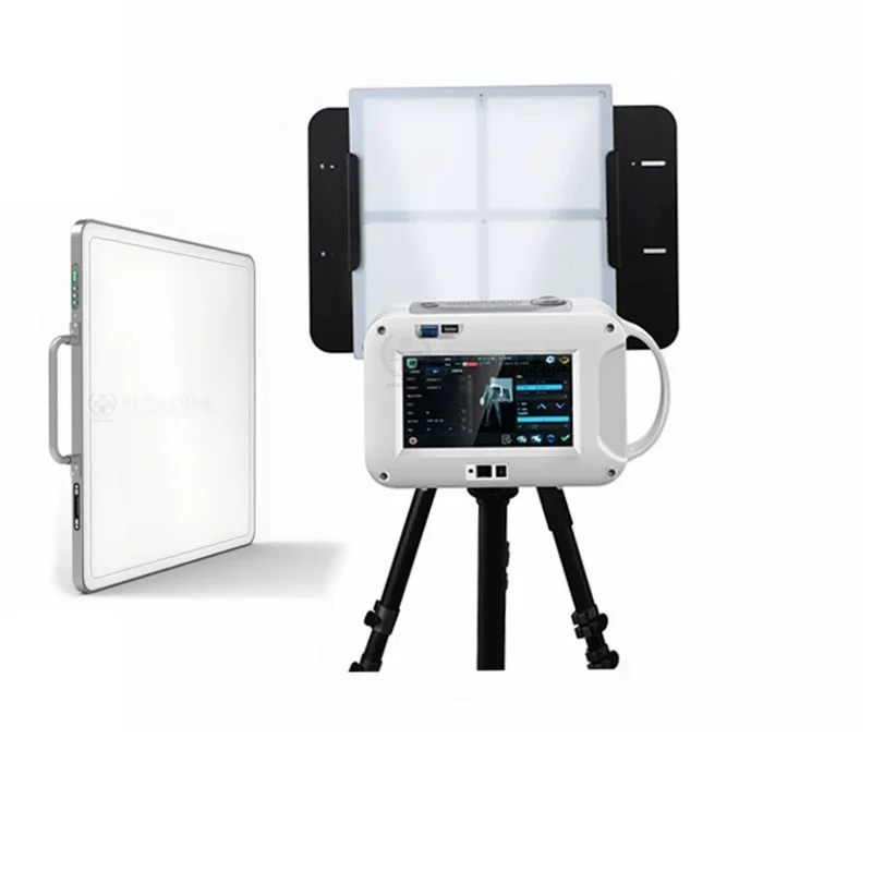 Handheld X-ray Unit Small Digital X Ray Machine all in one DR System With Flat Panel Detector