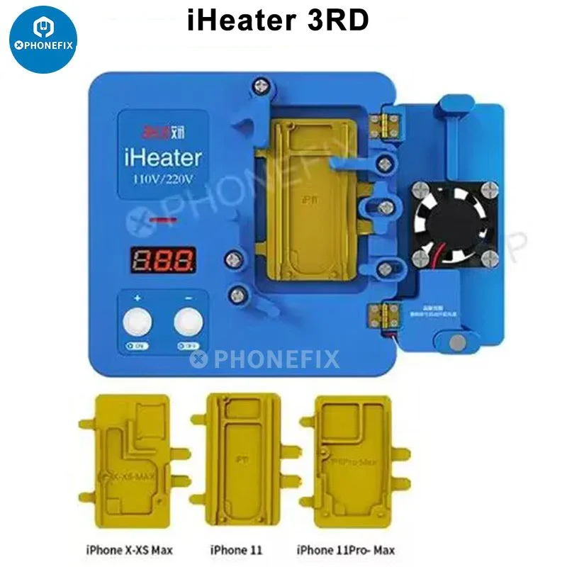 Aixun iHeater 3rd Gen Preheating Platform Desoldering Station Newly Added 17 Series Heating Molds For iPhone X-17 Pro Max Repair