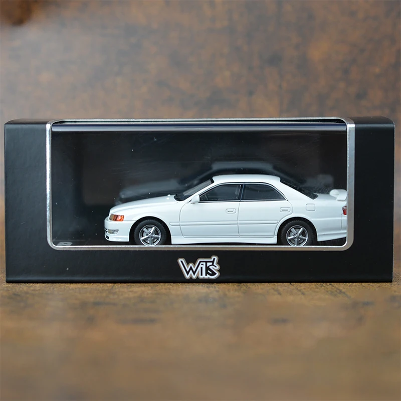 Original 1/43 Scale Toyota Chaser 2.5 JZX100 Simulation Resin Car Model Static Display Collectible Gift Souvenir Decoration Toy