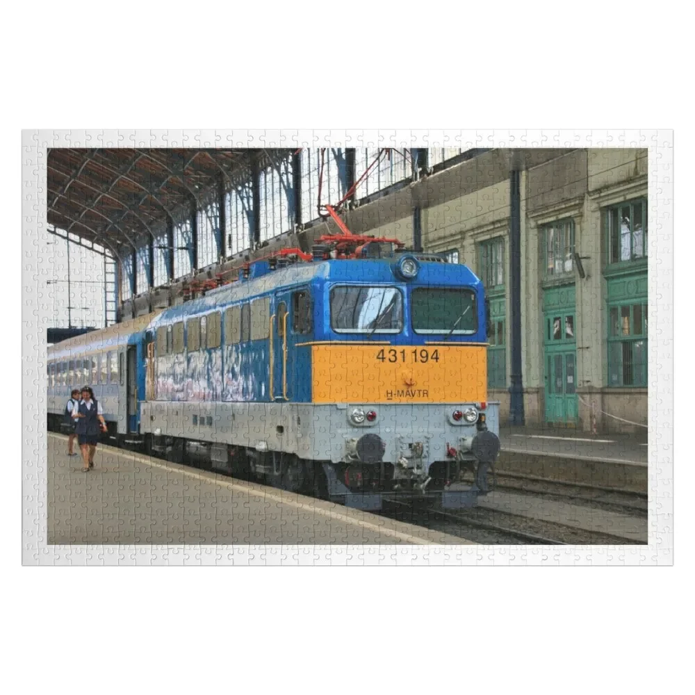 

Train, Budapest, Hungary, at Nyugati Station Jigsaw Puzzle Personalized Gift Scale Motors Wooden Jigsaws For Adults Puzzle