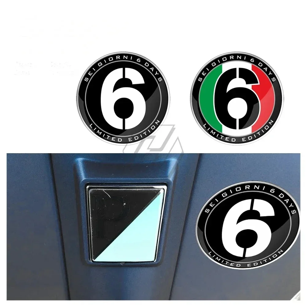 لسلسلة فيسبا 2 Sei Giorni GTS 300 250 300ie Sprint 50 150 ملحقات سكوتر رقم 6 ملصق