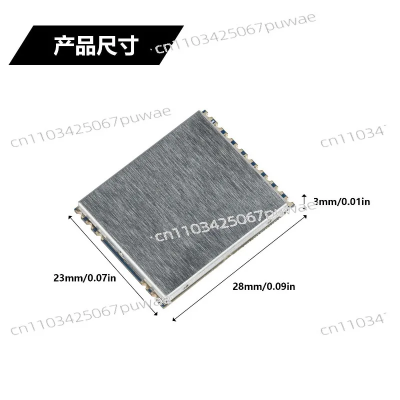 DC 3.3-5 V 5.8G MM238RW wireless video transmission receiving module, receiving module without audio