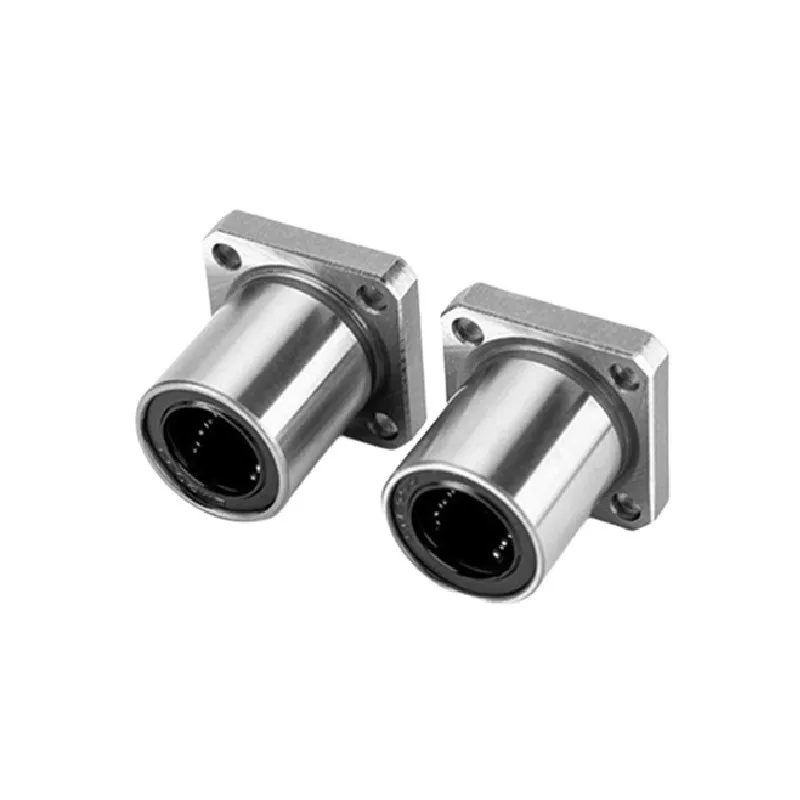 2pcs Square Flange Linear Bearings LHFS/SMK/LMK6UU LMK8UU LMK8SUU LMK10UU LMK12UU LMK16UU LMK20UU LMK25UU LMK30UU LMK35UU mm