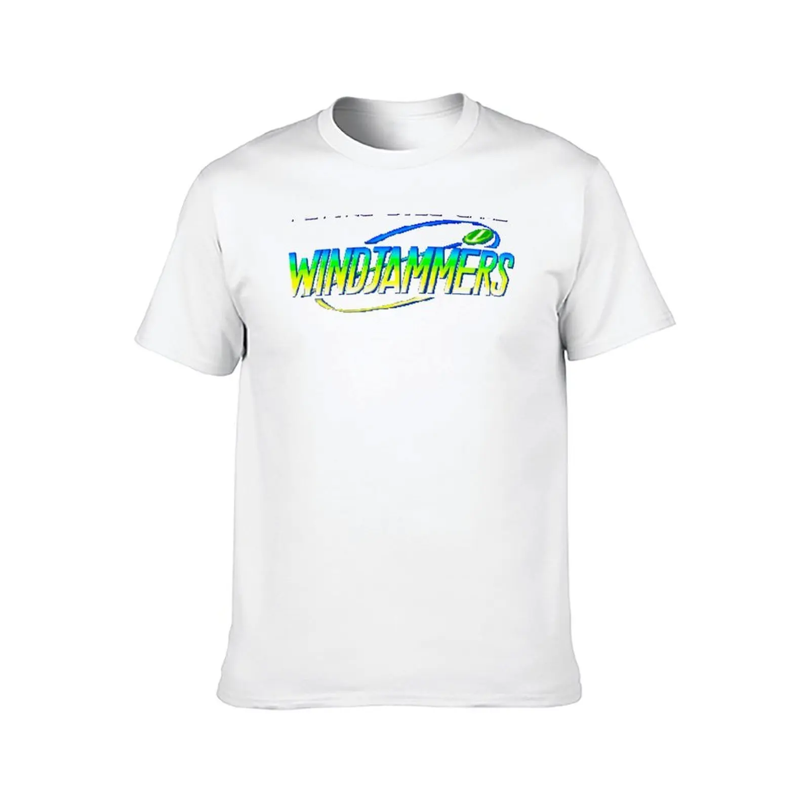 تي شيرت Windjammers (شاشة Neo Geo Title) تي شيرت قطني تي شيرت رجالي 100% تي شيرت رجالي