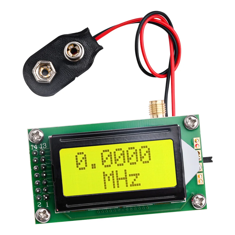 Tester contatore di frequenza RF1-500MHz / 1MHz-1.2GHz LCD0802 misurazione del misuratore LCD per radioamatori