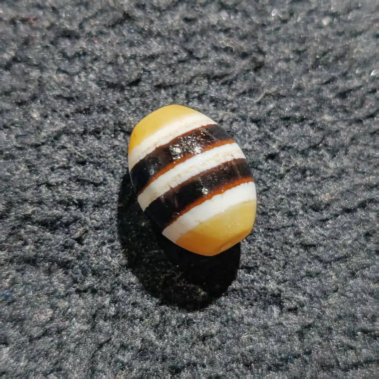 

1 шт., трехцветная нить в тибетском стиле, бусина 15*12 мм, агат Tianzhu, ожерелье в этническом стиле, браслет, аксессуар «сделай сам», Dzi