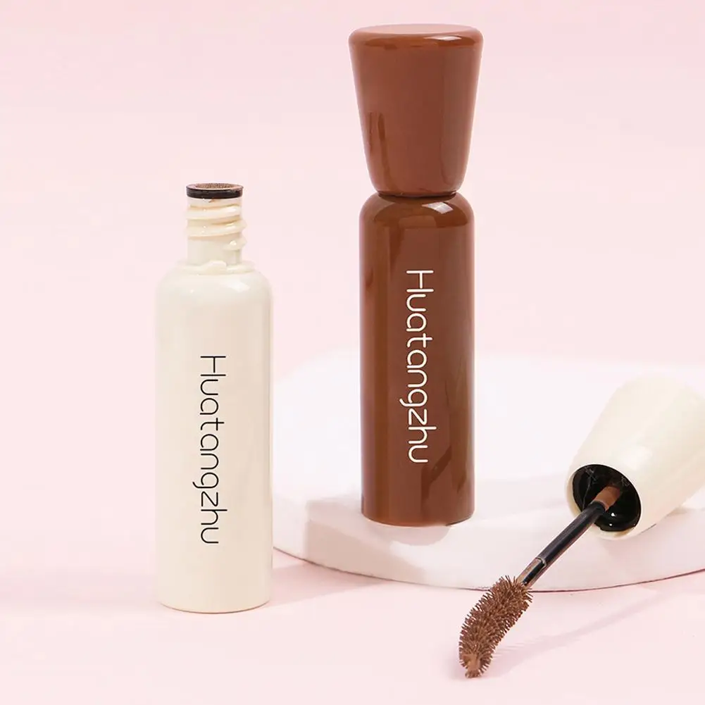 Mascara anti-sbavature impermeabile naturale duraturo Sopracciglio selvatico Ricci lunghi Non sbiadisce Set spesso Matita per sopracciglia Impostazione Gel per sopracciglia