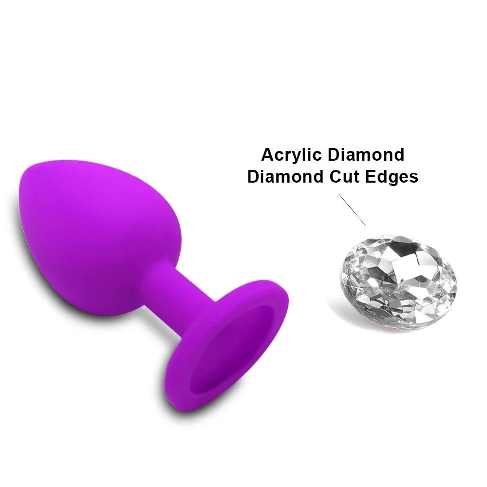 Soft Silicone Anal Butt Plug Unisex Sex Toys Men Prostate Massager Adult Gay Ass Stuffed Anal Trainer Massager for Couples - Image 3