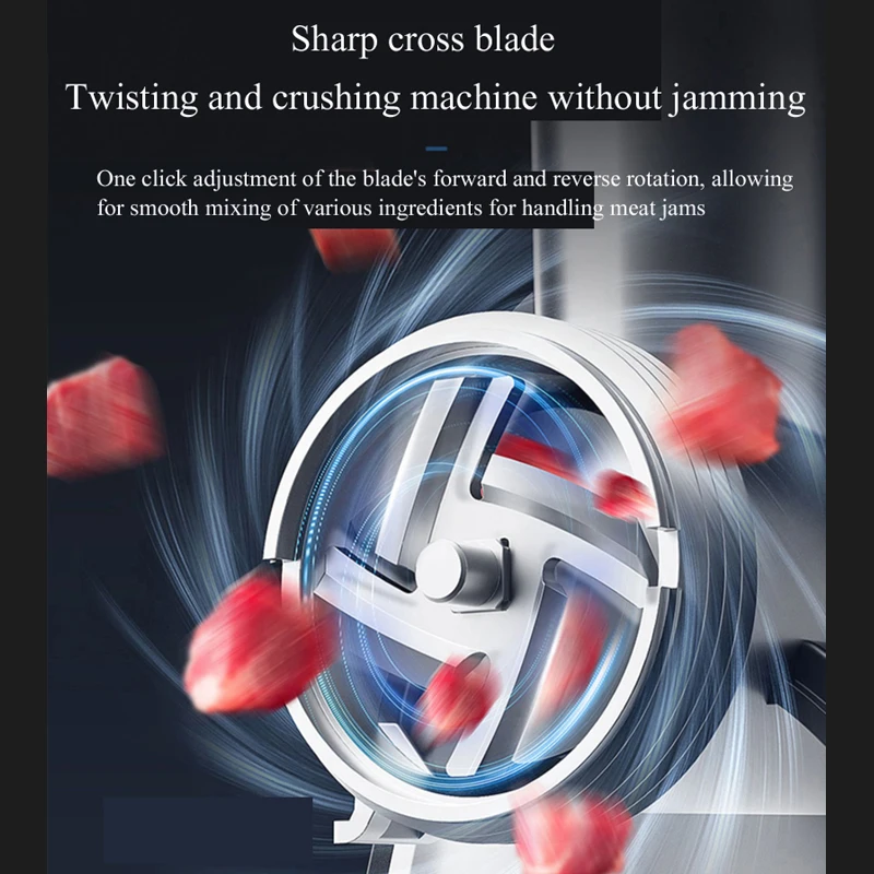 مفرمة اللحم، حشو السجق، مفرمة اللحم الكهربائية، صانع السجق، مفرمة شديدة التحمل للمطبخ المنزلي والاستخدام التجاري