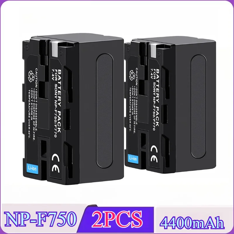 2PCS 4400Mah NP-F75… - image