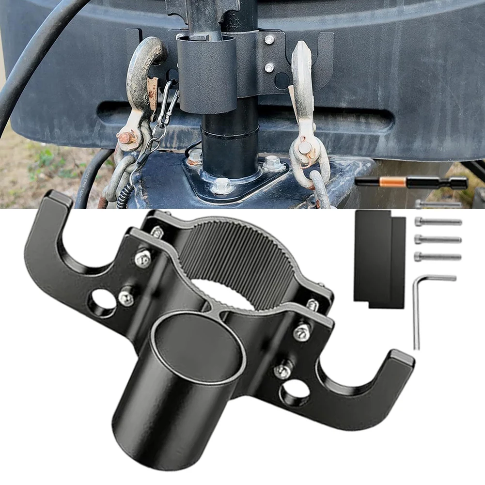 

For Trailer Storage Trailer Chain Holder Towing Accessory Keeps Chains Off Ground Aluminum Construction Rust-proof Design