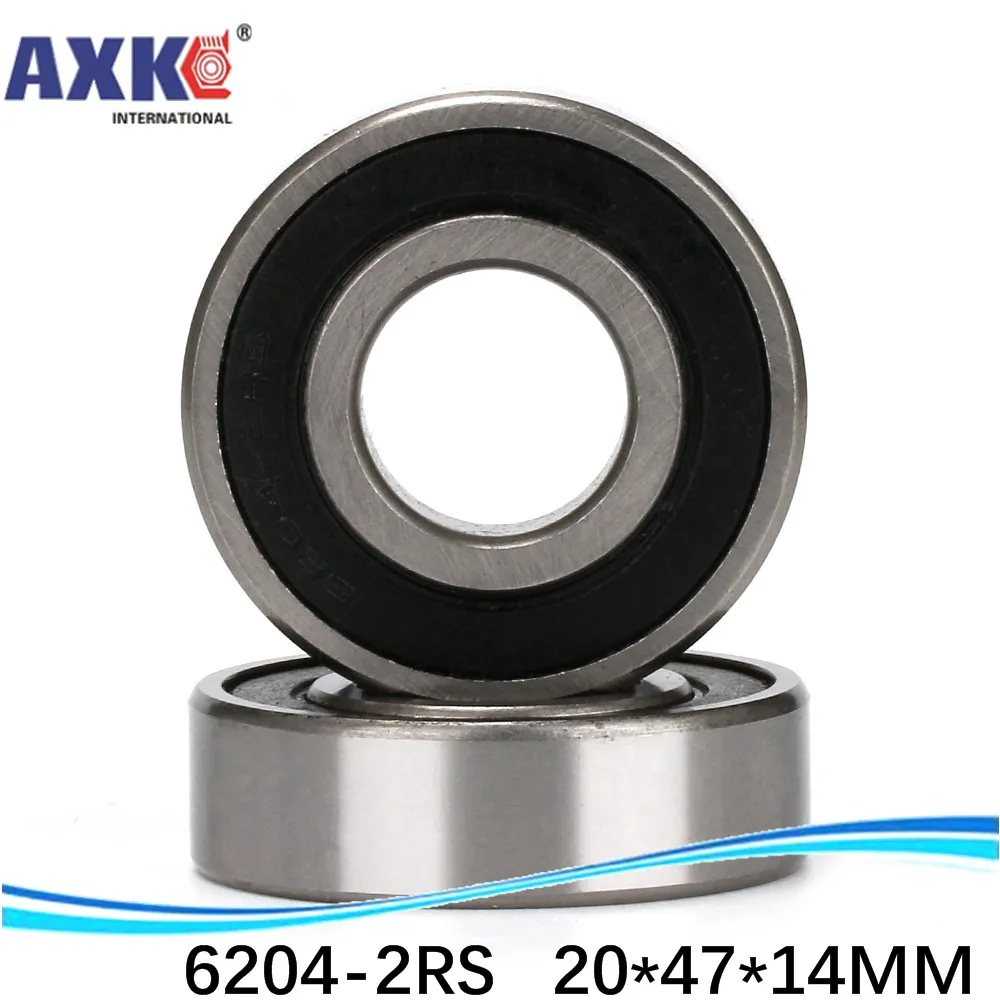 

SUS440C Environmental Corrosion Resistant Stainless Steel 2pcs Deep Groove Ball Bearing Inch Bearing AXK SS6204-2RS