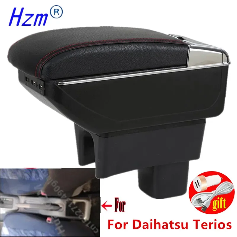 For Daihatsu Terios Armrest box For Daihatsu Terios Car Armrest box center console Interior Parts accessories with USB