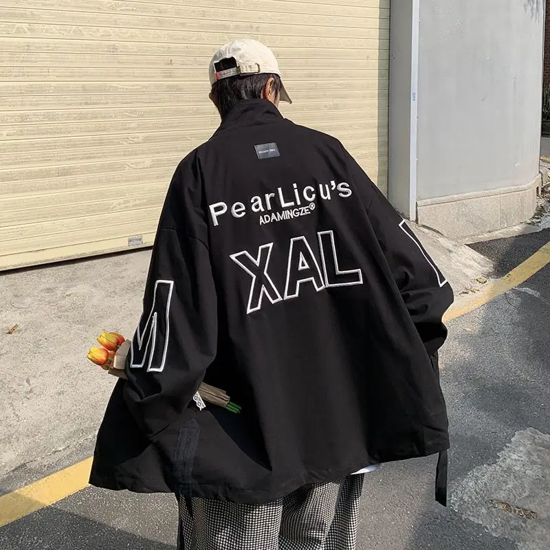 

Loose Fit Men's Jaet Large Size 300 Pou Couple's Hong Kong Sle Workwear Baseball orm Outerwear Spring Autumn