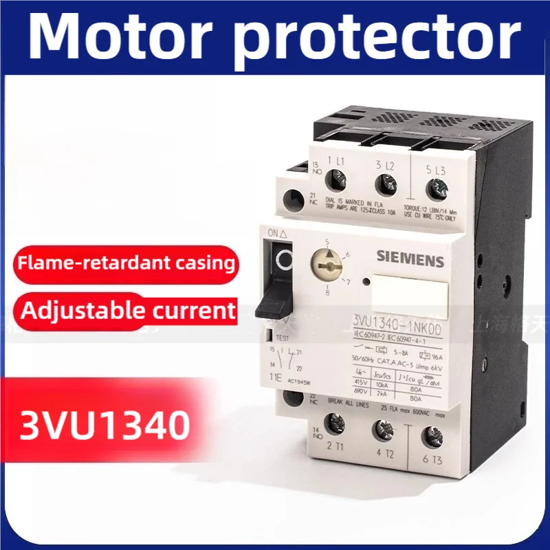 

Motor Circuit Breaker 3Vu1340-1Mp00 1Mr00 1Ls00 1mm 1ml 1Mq 1Mn00 Motor Protector