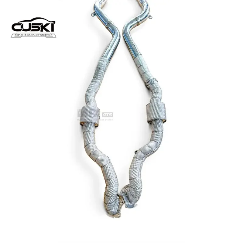 

Нержавеющая сталь с каталитическим теплозащитным экраном выхлопа, подходящая для модификации автомобильной выхлопной системы Dodge Challenger 3.6 2009-2011 гг.