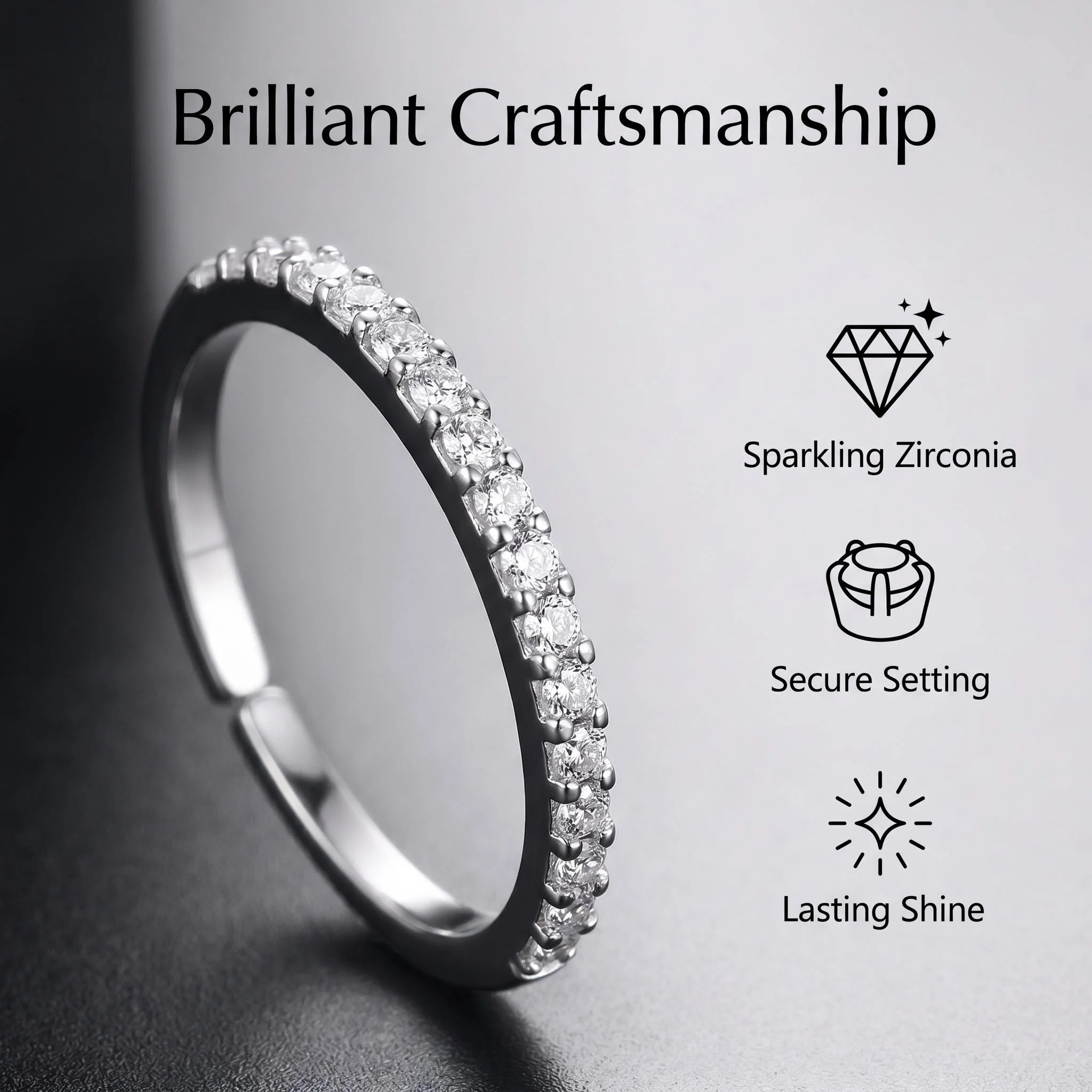New 925 Sterling Silver Ring Classics Shining for Women Wedding Jewelry Engagement Charm Party Fashion Gift High Quality Ring