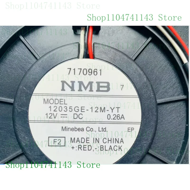 Genuine New for NMB 12035GE-12M-YT DC12V 0.26A for Refrigerator cooling fan
