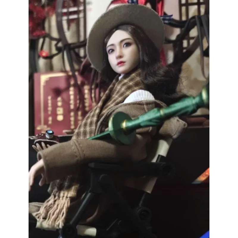 

【2026 2Q】WTOYS масштаб 1/6, подвижные глаза, тяжелый/легкий макияж, модель с резьбой в виде головы солдата Xiaoru, подходит для экшн-фигурки 12 дюймов, тело