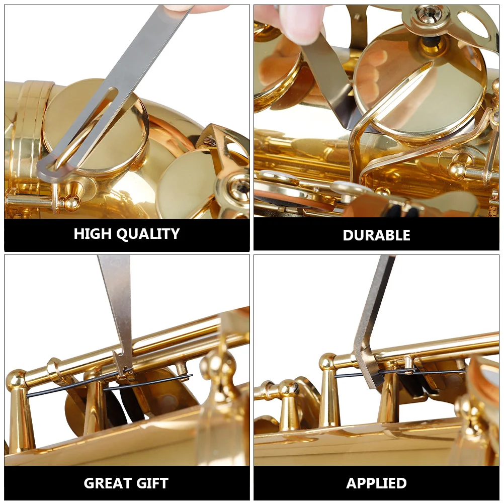 1 conjunto de ferramentas de reparo de saxofone profissional alto sax peças de reparo kit manutenção para instrumentos de vento gancho de mola