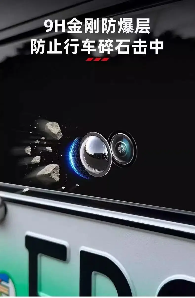 

Car camera protective cover with high-definition scratch resistant and hard anti fog lens coverage, panoramic camera protection