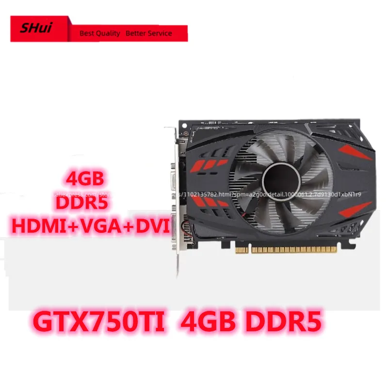 The new GTX 750Ti4D5 desktop computer independent game eat chicken graphics card instead of 2Lol graphics card.