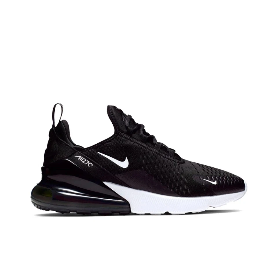 Nike Air Max 270 Air Cushion Against Impact Running Shoes Sports Shoes Breathable Black Sneakers AH8050-002