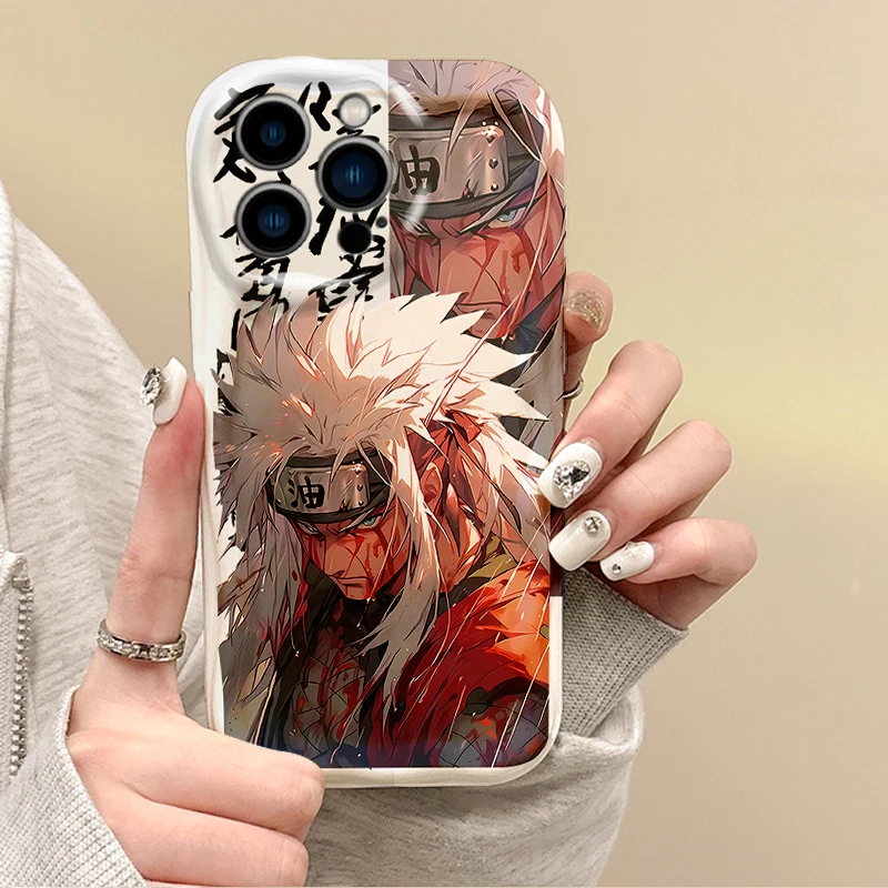 Cartoon N-NARUTO iPhone 16 15 Case Anime Phone Case for iPhone 16 15 14 Pro Max 13 12 11 8 7 Plus X XR XS Max Transparent Cover