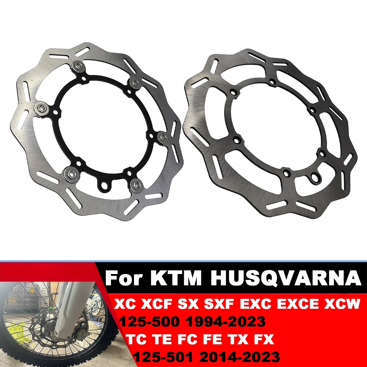 

Endurance motorcycle Accessories 260mm Front Brake Discs Rotors For Husqvarna 125 150-501 FE TE FC TC TX FX 2014-2023 For GasGas