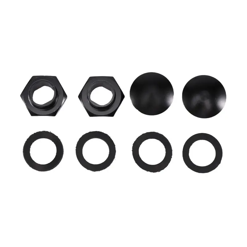 A02Q-Rear Windshield Glass Strut Hardware Kit Fit For Honda Civic 92-95 Hatchback EG6 CRV Black