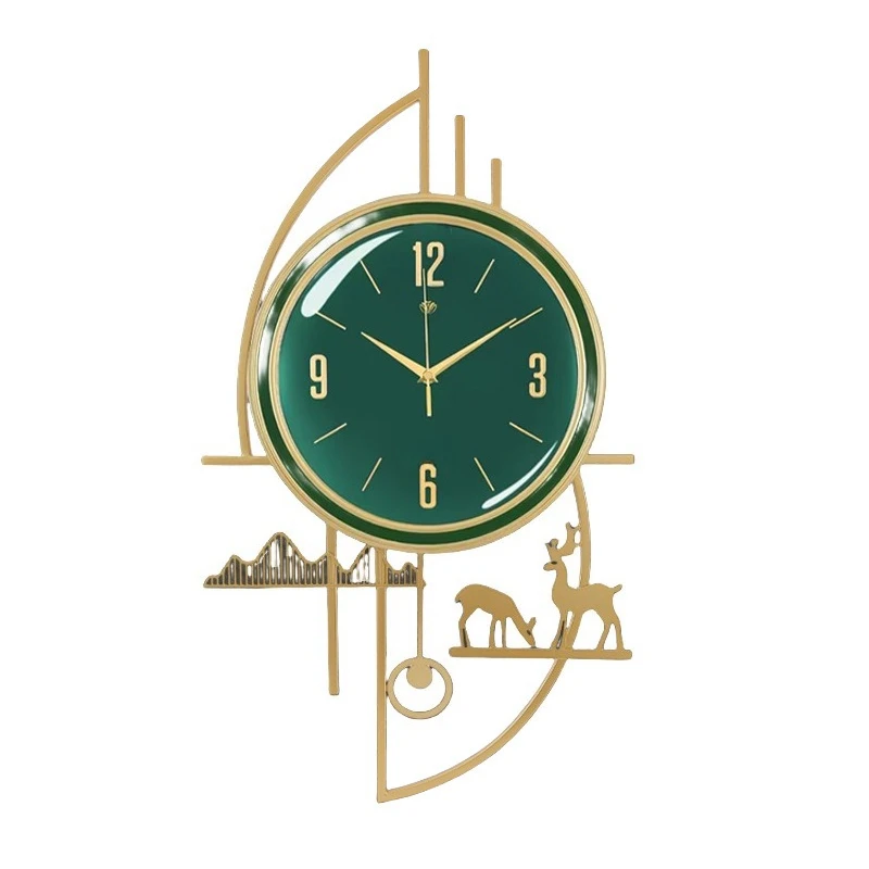 

Fashion living room wall clock, high-end sense, simple clock in the home bedroom, silent clock on the wall in the study