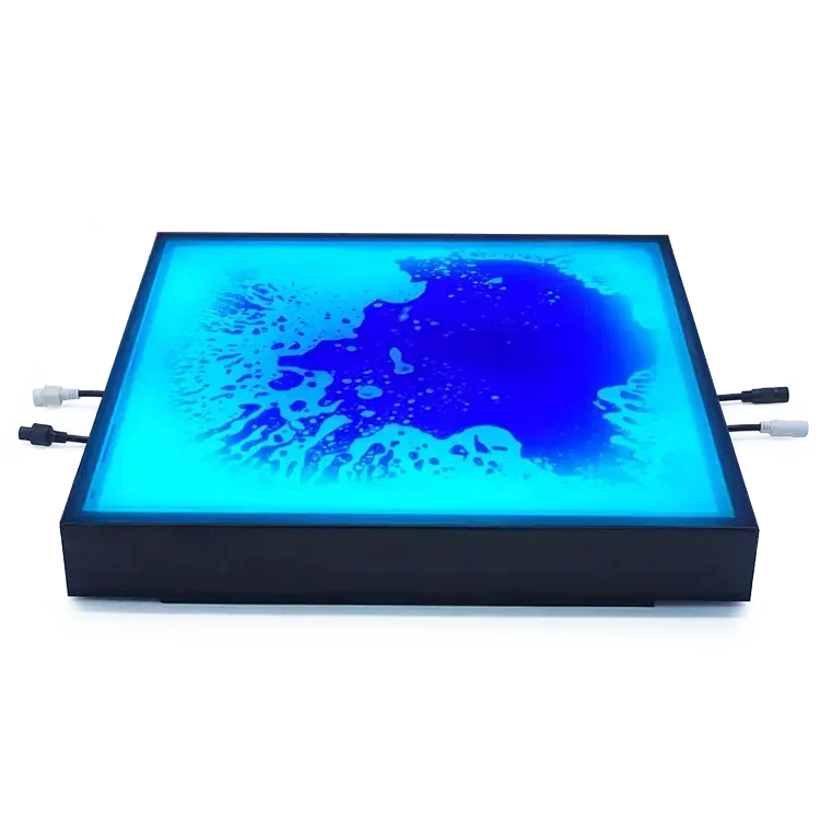 2026/Sensory Led Liquid Lava Floor Kids Sensory Play Party Interactive 3d Dynamic Light Up Led Dance Floor