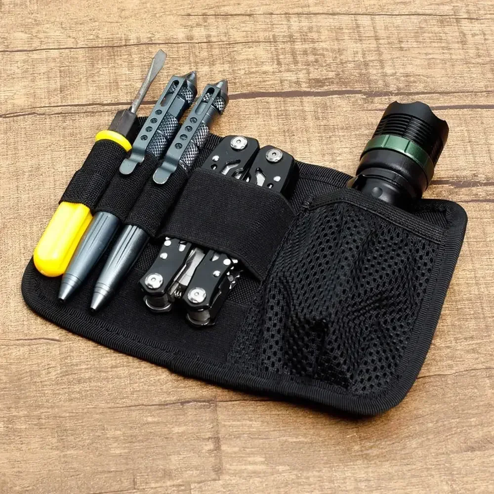 Tactical Hook Loop Panel Bags Insert Modular Accessories Equipment Inner Separation Holder Pouch Utility EDC Tool Organizer Pack