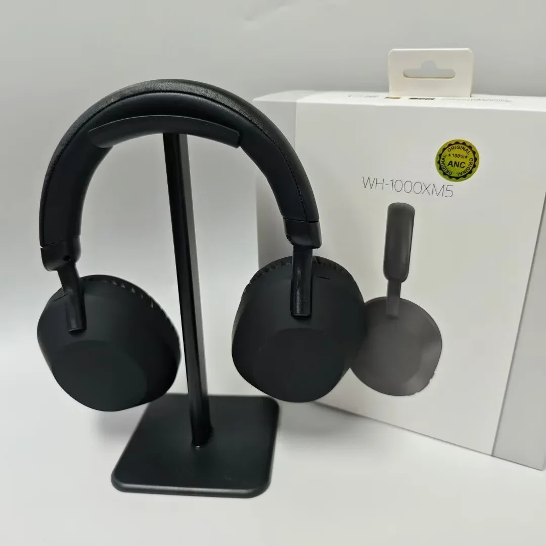 High quality WH-1000XM5 wireless Bluetooth headset with self noise cancelling version for calling and gaming, low latency