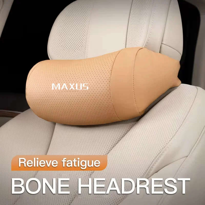 For MAXUS T60 D90 EV80 ETerron 9 Mifa 7 Mifa 9 EV30 EV90 Car Headrest Neck Support Seat Breathable Neck Pillow Auto Accessories