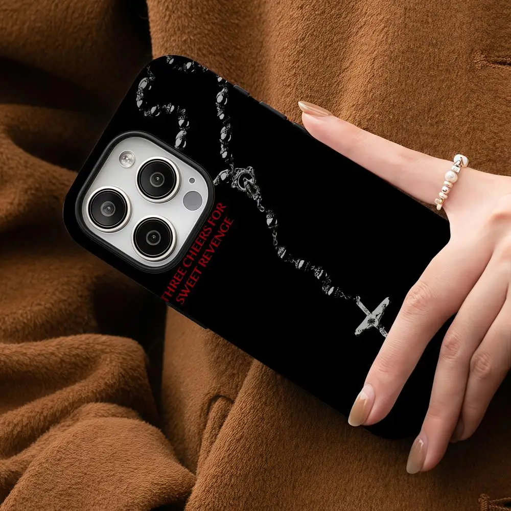 Чехол для телефона My C-Chemical Romance для Samsung Galaxy S25 24 23 22 Ultra Plus A56 36 26, глянцевый двухслойный жесткий корпус HD