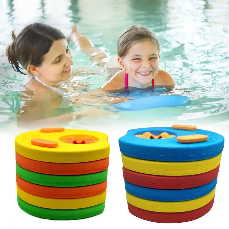 

6pcs Set Kids Children EVA Foam Swim Discs Arm Bands Floating Sleeves Inflatable Float Baby Swimming Exercises Circles Rings