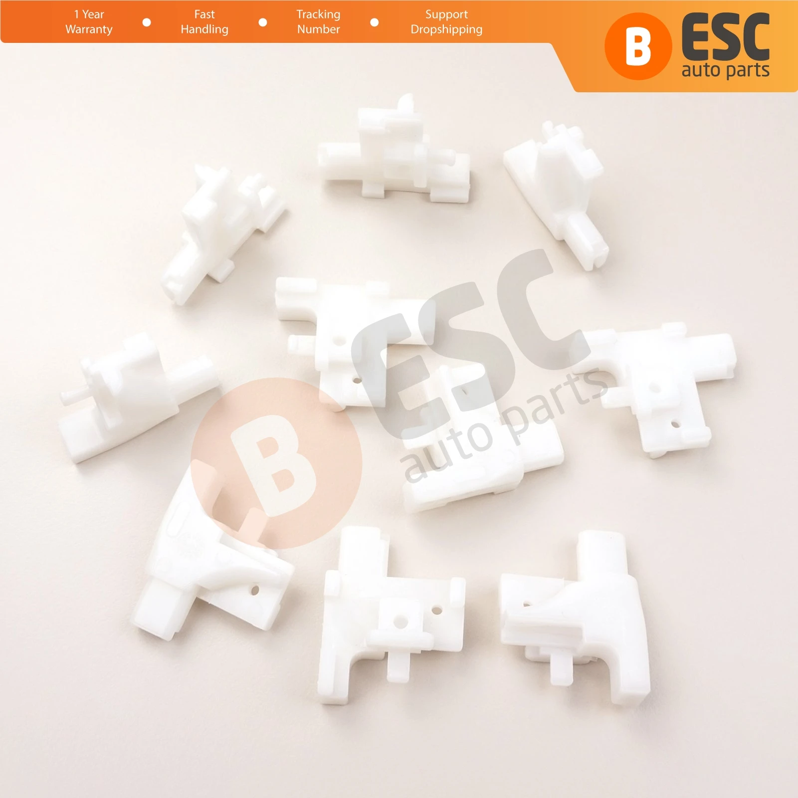 

ESC Auto Parts ECP032 10 Pieces Cable End Rope Dowel for Window Regulator Winder Mechanism Type BCP032 Fast Handling