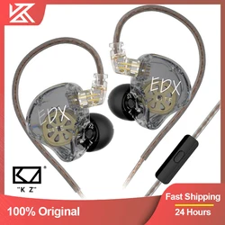 KZ-EDX Lite HIFI Fones De Ouvido, Baixo Estéreo, Fones De Ouvido De Música, No Monitor De Ouvido, Fones De Ouvido De Palco, Esportes Gaming Headsets, EDXPRO EDA ZVX