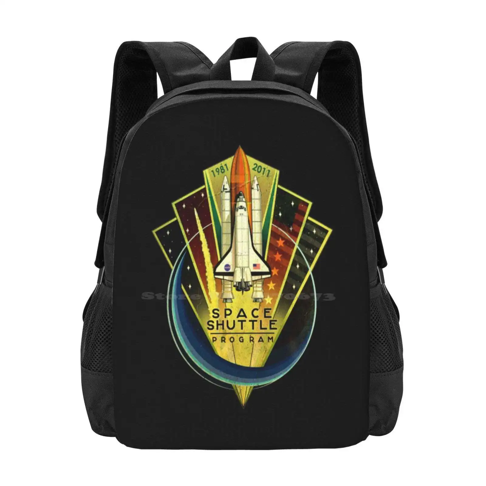 Shuttle Program Commemorative Patch-Vintage Look Hot Sale Backpack Fashion Bags Shuttle Program Commemorative Patch Jpl Icy