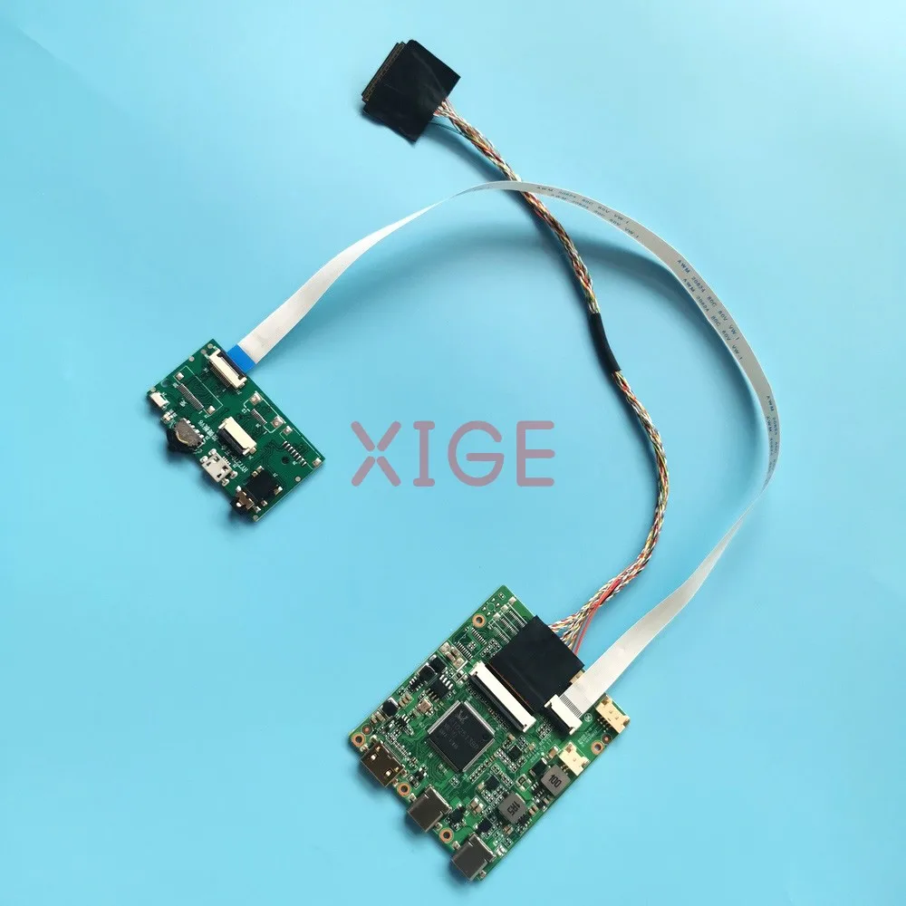 

Плата драйвера контроллера для LP140WD2-TLB1/TLD2/TLG1/TLHA DIY Kit Mini-HDMI USB-C TYPE-C 14 "1600x900 Матрица для ноутбука LVDS 40-контактный