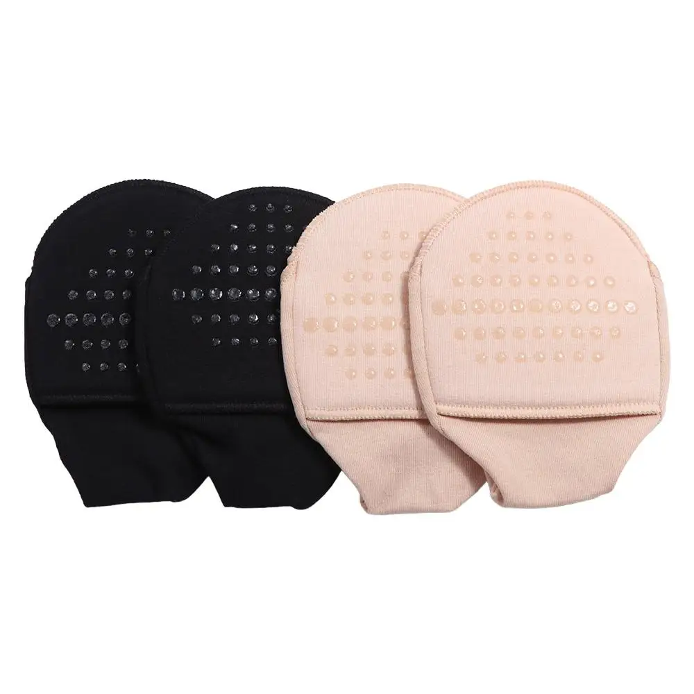 Zapatillas de calcetín Calcetines de silicona para el antepié Calcetines elásticos invisibles de medio pie Calcetines con punta suave Verano