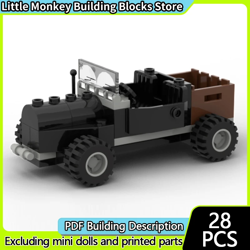 Speed Racing Car Model MOC Building Bricks Small Utility Vehicle Modular Technology Children Holiday Gifts Assemble Toys Suit