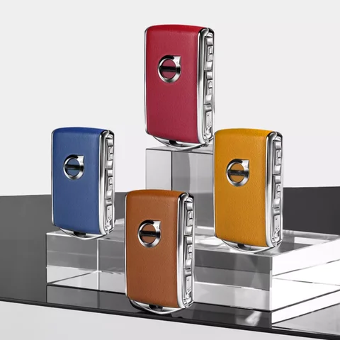 볼보 XC40 XC60 XC90 S60 S90 V60 V90 폴스타 1 폴스타 2 패션 가죽 합금 자동차 키 케이스 패션 키 개조 쉘