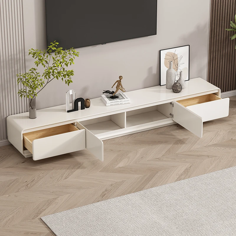 

Solid Wood Living Room TV Stands Vintage Nordic Storage Floor TV Stands Modern White Vetrinette Da Esposizione Home Furniture