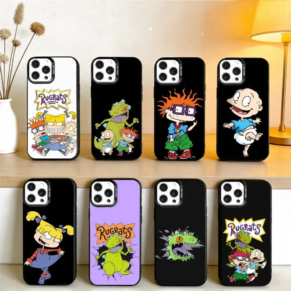 

Movie R-Rugrats Cartoon Reptar Phone Case For iPhone 16,15,14,13,12,17,Pro,MAX Black Matte Shockproof Cover