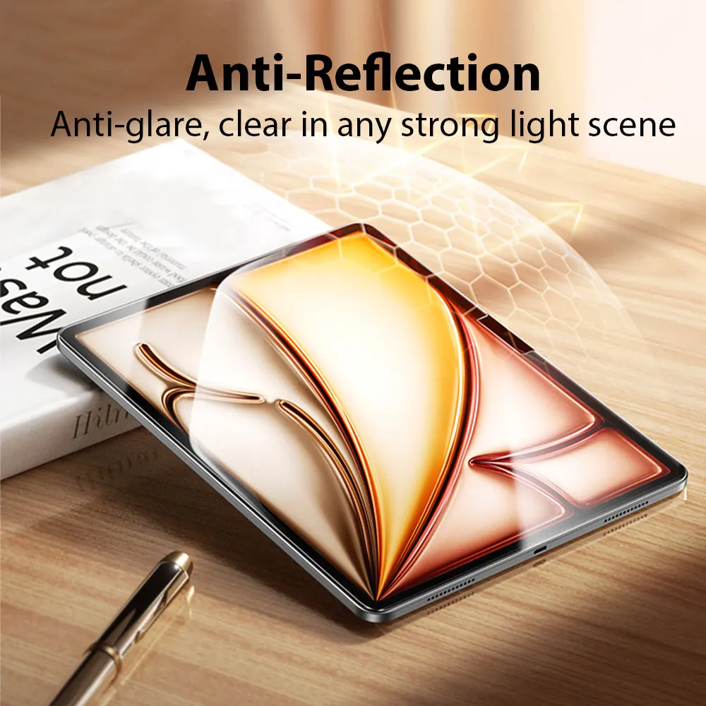 واقي شاشة من الزجاج المقسى لجهاز iPad 10th 9th A16 Pro 12.9 11 13 2025 لجهاز ipad Air 4 5 Mini 6 7 7th 8th 10.2 Film #4