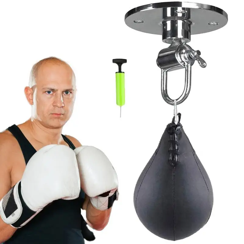 

Boxing Speed Bag Pear Ball Punching Bag With Inflator Boxing Punching Bag Punching Ball Speed Bag Boxing For Women Men Adult Gym